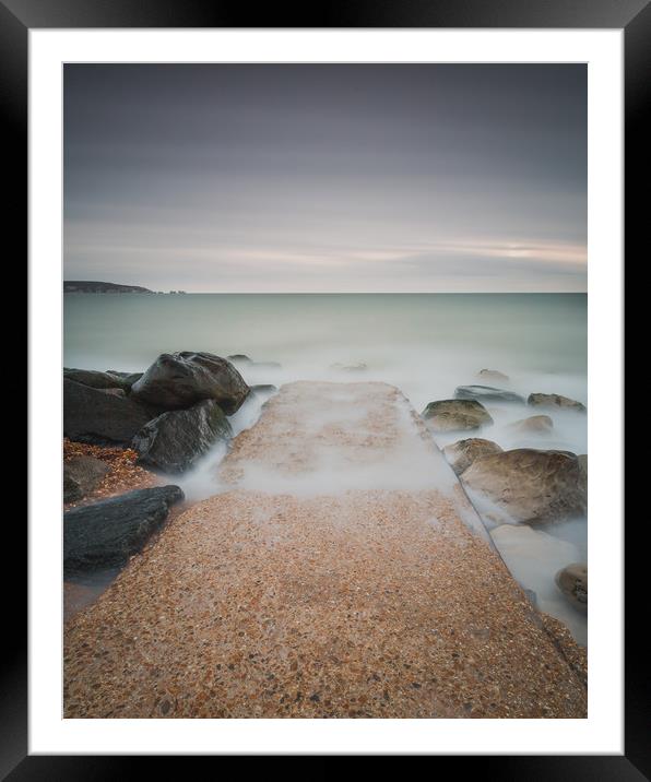 The Calming Of The Seas Framed Mounted Print by Kevin Browne
