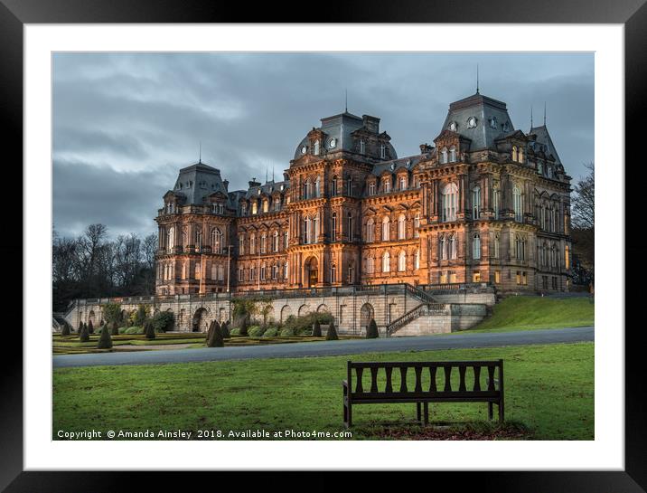 The Bowes Museum Framed Mounted Print by AMANDA AINSLEY