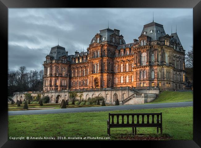 The Bowes Museum Framed Print by AMANDA AINSLEY