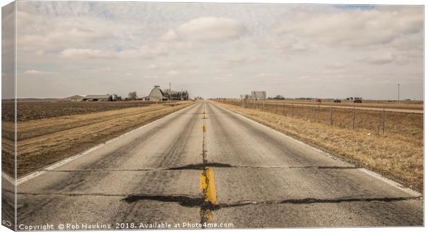The Mother Road  Canvas Print by Rob Hawkins