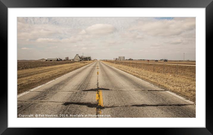 The Mother Road  Framed Mounted Print by Rob Hawkins