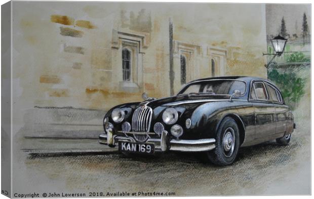 A particular Jaguar Canvas Print by John Lowerson