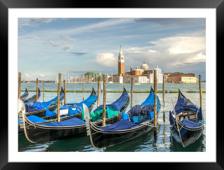 Venice Framed Mounted Print by ANDREW HUDSON