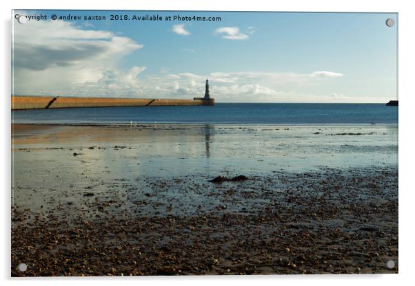 ROKER LIGHTHOUSE Acrylic by andrew saxton
