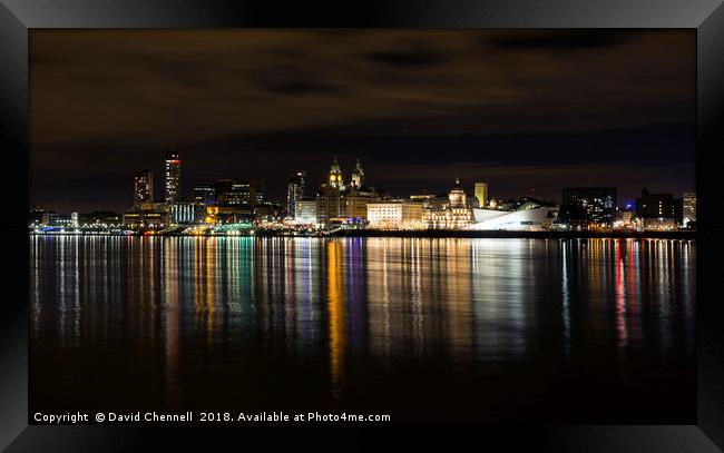Liverpool Waterfront     Framed Print by David Chennell