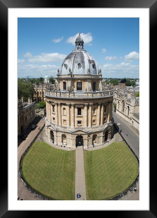 Radcliffe Camera Oxford Framed Mounted Print by ANDREW HUDSON