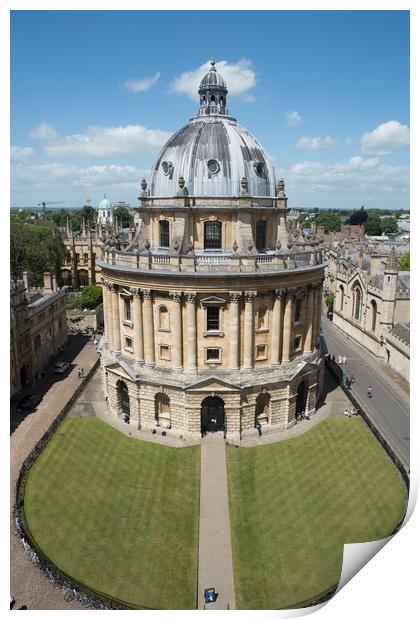 Radcliffe Camera Oxford Print by ANDREW HUDSON