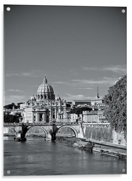 Vatican Acrylic by Nic Christie
