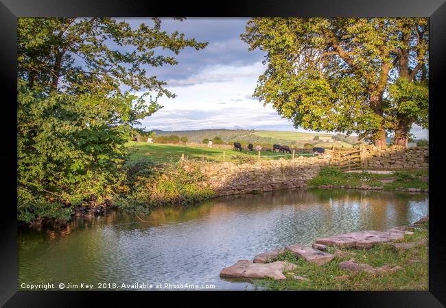 Eskdale Valley Yorkshire Framed Print by Jim Key