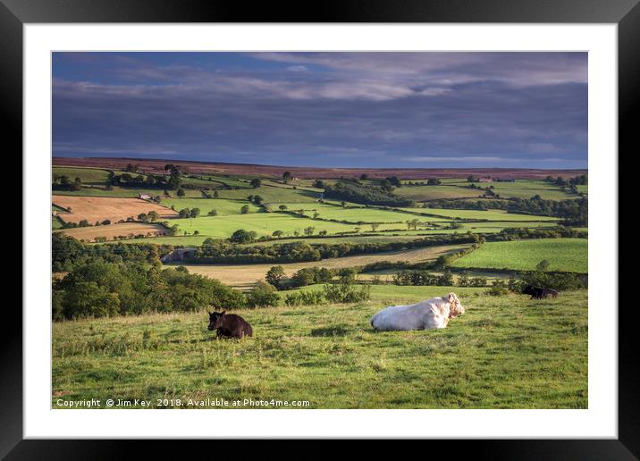 Eskdale Valley Yorkshire Framed Mounted Print by Jim Key