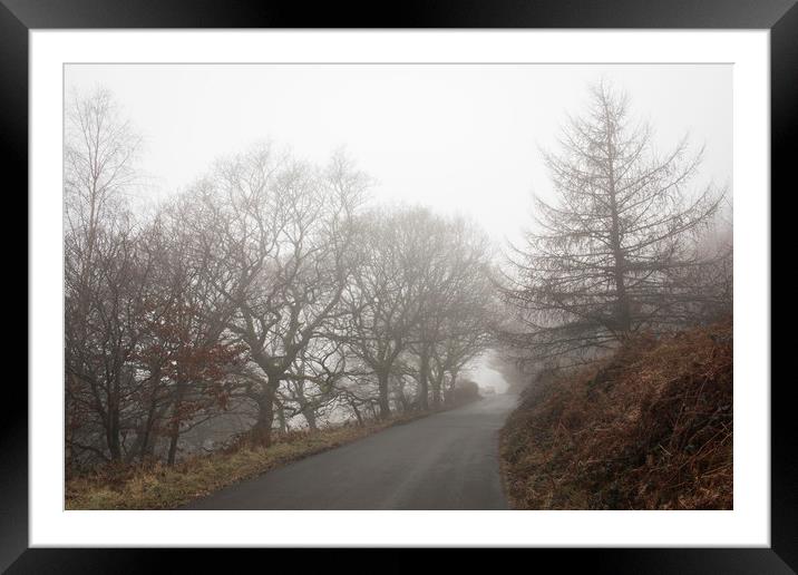 The long and winding road, Abertysswg Framed Mounted Print by Ramas King