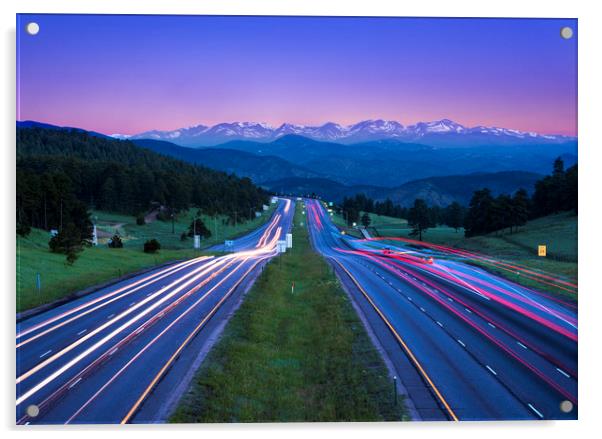 Colorado dawn Acrylic by John Finney