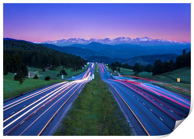 Colorado dawn Print by John Finney