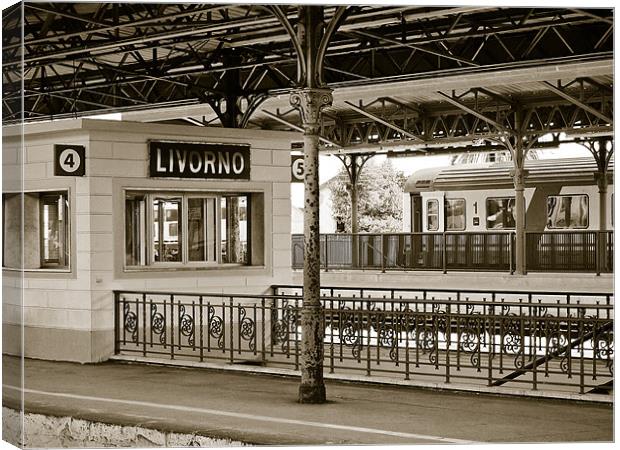 Livorno Station Canvas Print by Nic Christie