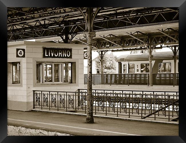 Livorno Station Framed Print by Nic Christie