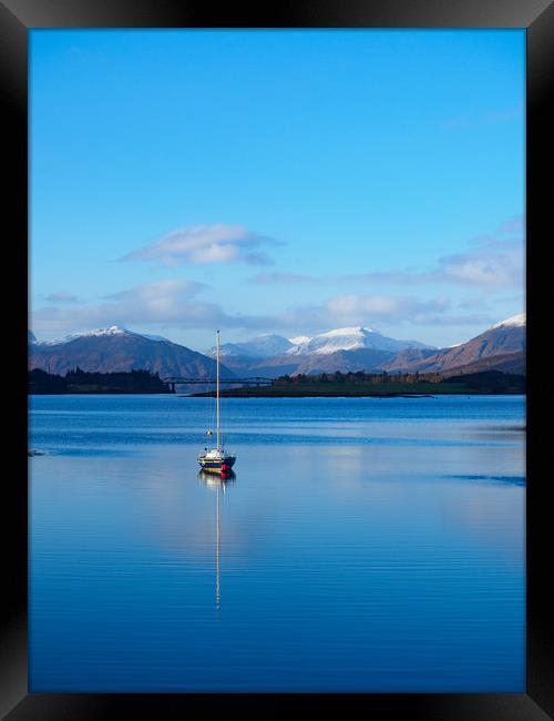 Serenity at Loch Leven Framed Print by Tommy Dickson