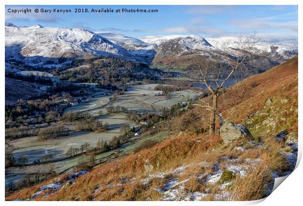 Looking down from Place Fell Print by Gary Kenyon