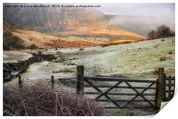 Mountain of Gold Print by Emma Woodhouse