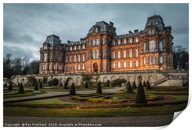 Bowes Museum  Print by Ray Pritchard