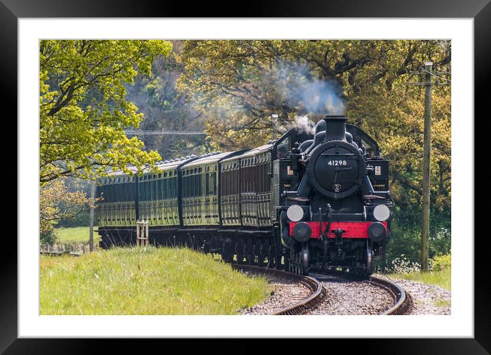 Nostalgic journey through the countryside. Framed Mounted Print by Alf Damp