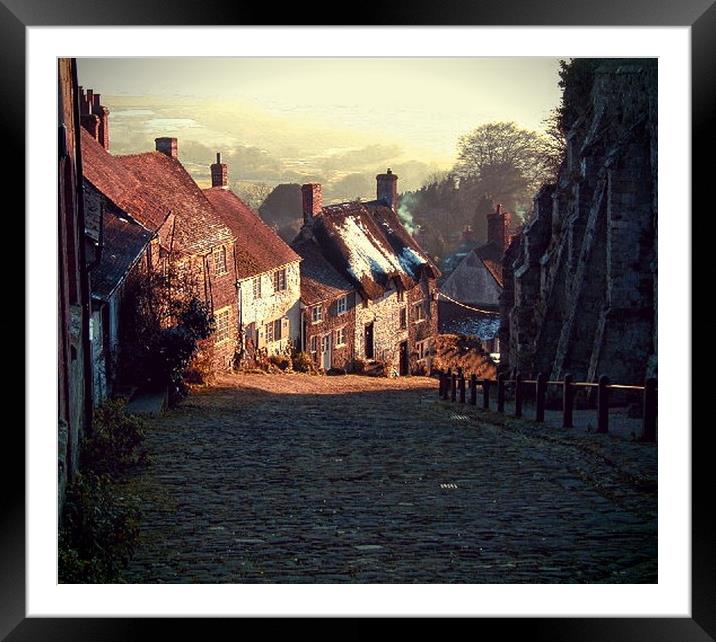 Gold Hill     The "Hovis" Hill        Framed Mounted Print by Henry Horton