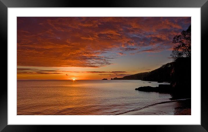 Welsh Dawn Framed Mounted Print by Mark Robson