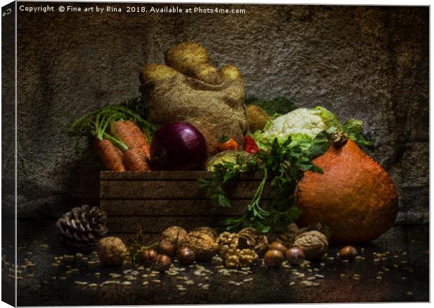 Harvest Canvas Print by Fine art by Rina