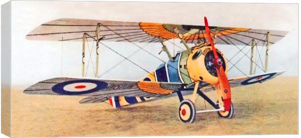 Sopwith Camel "Wings of Horus", 1000th Camel built Canvas Print by Chris Langley