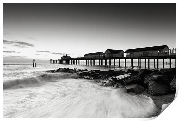 Pier Print by Simon Wrigglesworth