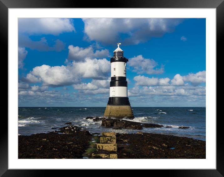 Steps to Penmon Lighthouse. Framed Mounted Print by Colin Allen