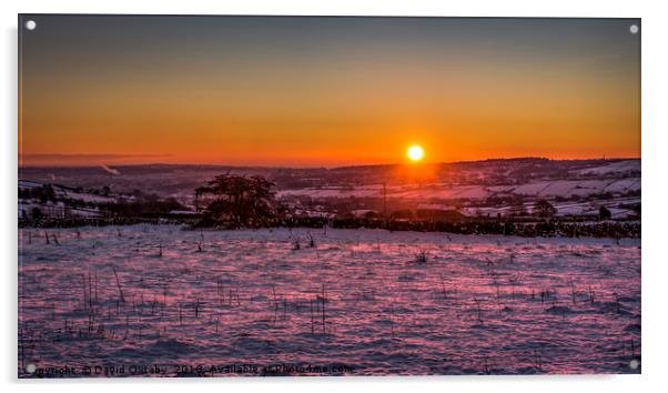 A Yorkshire sunrise Acrylic by David Oxtaby  ARPS