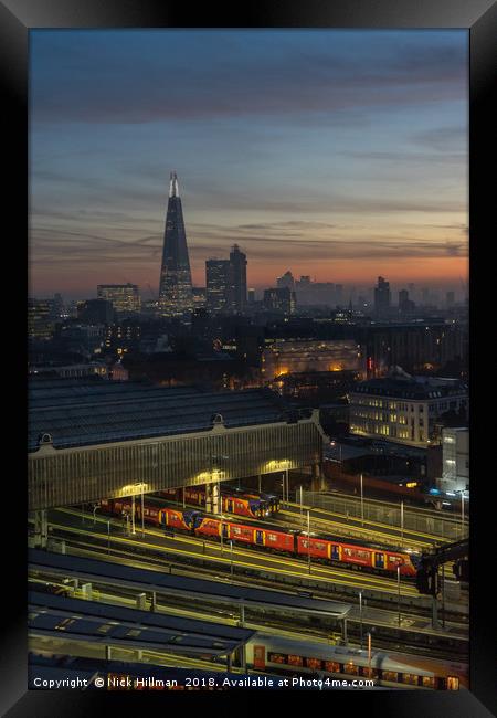 City Sunrise - London Framed Print by Nick Hillman