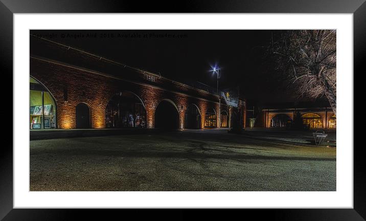 The Arches. Framed Mounted Print by Angela Aird