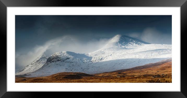Winter in Glencoe Framed Mounted Print by George Robertson