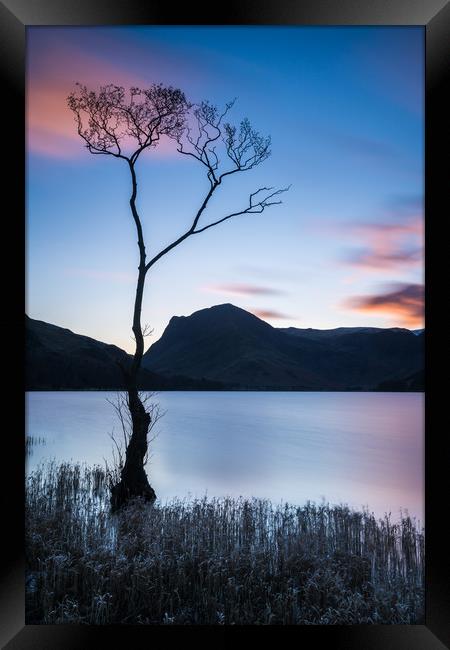Sunrise at Buttermere Framed Print by George Robertson