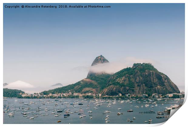 Sugarloaf Mountain, Rio de Janeiro Print by Alexandre Rotenberg
