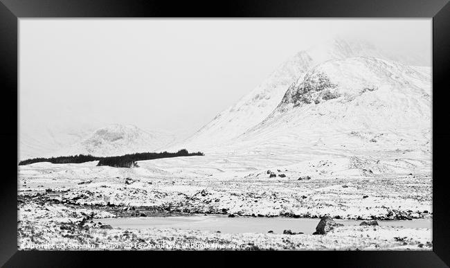 Rannoch Moor Framed Print by Stephen Taylor