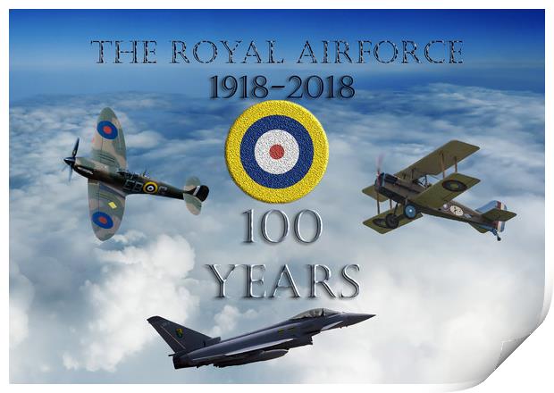 A 100 years  Print by Stephen Ward