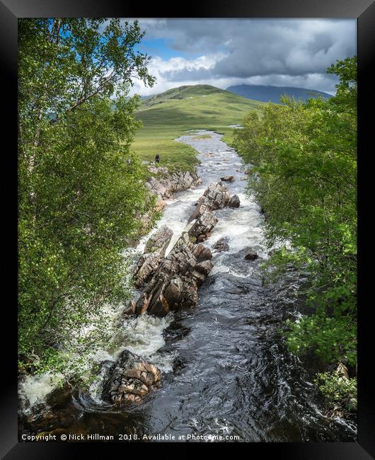 Rannoch Moor, Scotland Framed Print by Nick Hillman