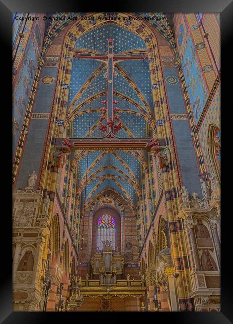 St. Mary's Basilica. Framed Print by Angela Aird