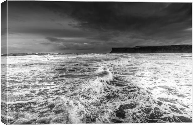 Saltburn by the Sea Seascape Canvas Print by Phil Page