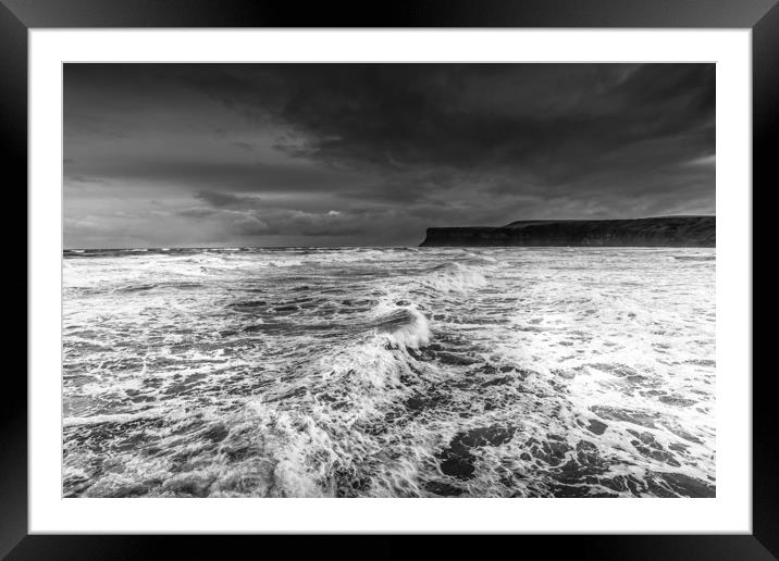 Saltburn by the Sea Seascape Framed Mounted Print by Phil Page