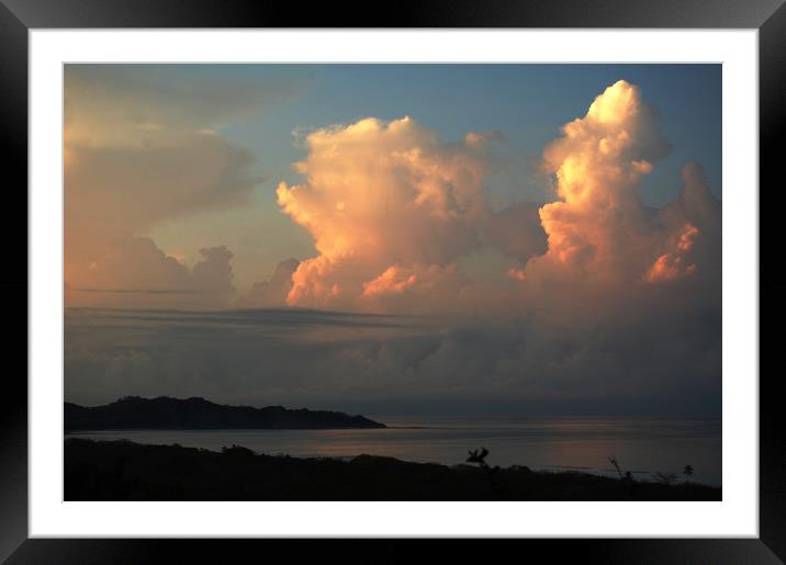 Morning Clouds Framed Mounted Print by james balzano, jr.