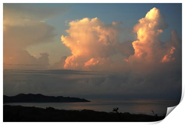 Morning Clouds Print by james balzano, jr.