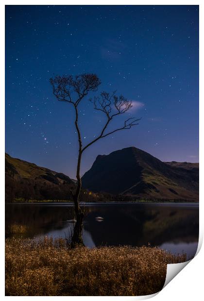 Buttermere by Starlight Print by George Robertson