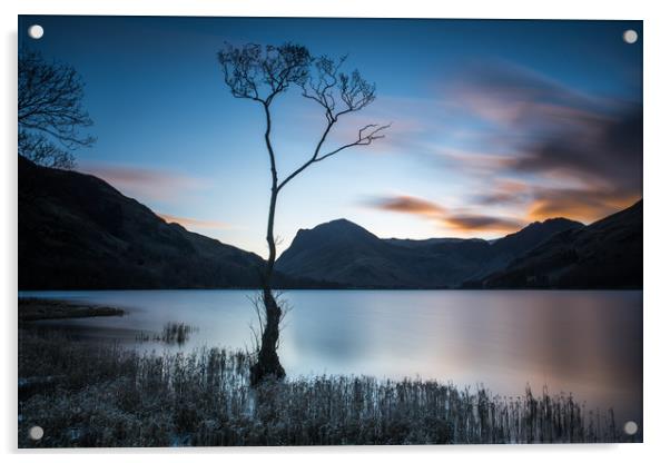 Buttermere sunrise Acrylic by George Robertson