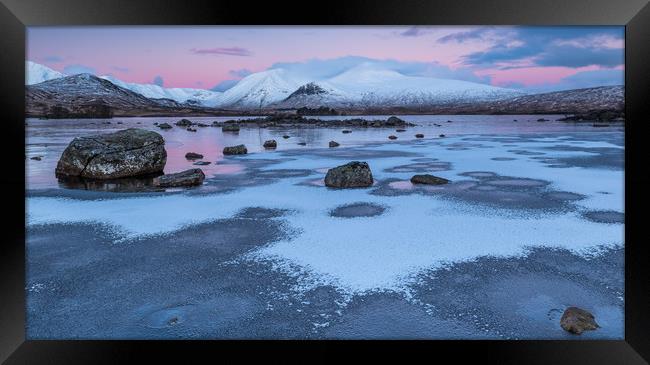 lochan na h-achlaise Framed Print by George Robertson