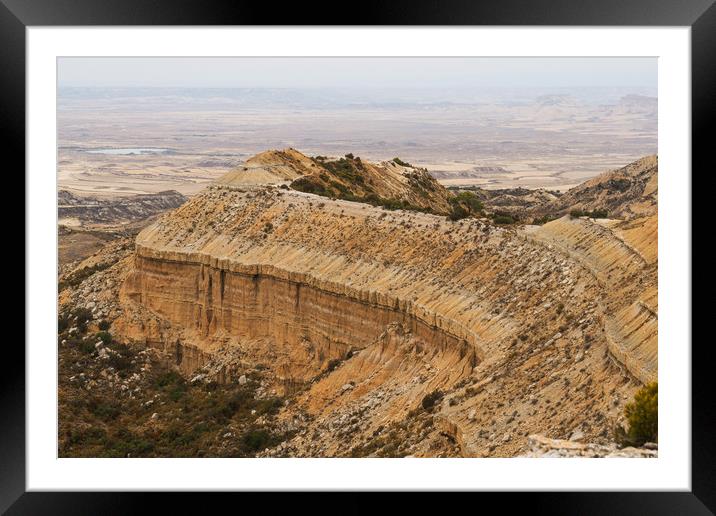 High desert plateau  Framed Mounted Print by Genevieve HUI BON HOA