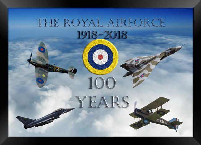 A 100 years (with Vulcan)  Framed Print by Stephen Ward
