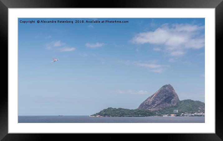 Rio de Janeiro, Brazil's iconic Sugarloaf mountain Framed Mounted Print by Alexandre Rotenberg